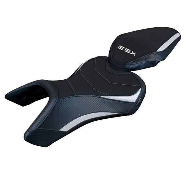 Rivestimento sella TPZ Niigata Comfort Logo bianco Suzuki GSX8S/8R 2023-2025