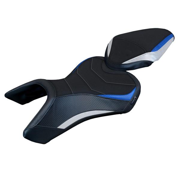 Rivestimento sella TPZ Niigata Comfort bianco-blu Suzuki GSX8S/8R 2023-2025