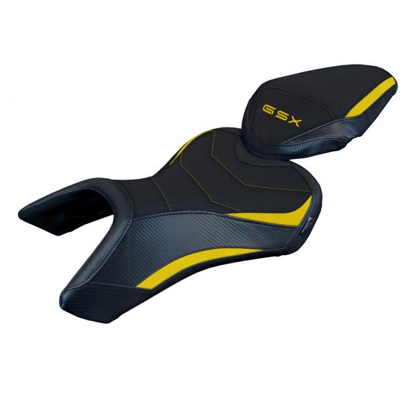 TPZ Niigata Comfort yellow Saddle covering Logo Suzuki GSX8S/8R 2023-2025