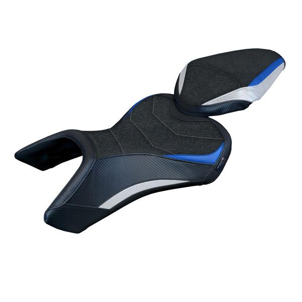 Rivestimento sella TPZ Niigata Ultragrip bianco-blu Suzuki GSX8S/8R 2023-2025