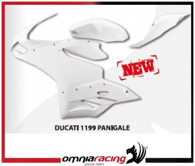 Kit Carenature racing complete: carena anteriore, codone posteriore Ducati 1199 S Tricolore Panigale
