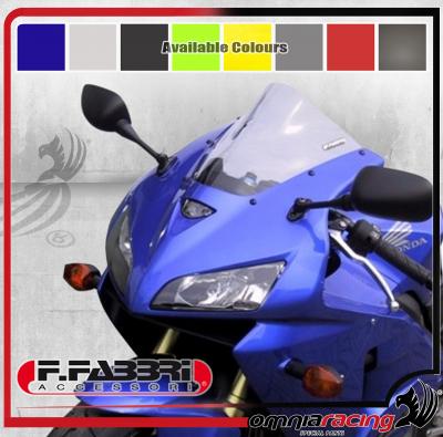 F.Fabbri Plexi Doppia Bombatura Cupolino Blu per Honda CBR600RR 2005-2006