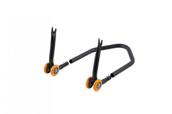 Cavalletto Posteriore moto Componibile Lightech in ferro a 4 ruote