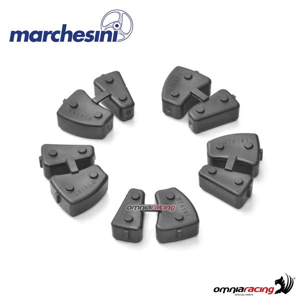 Kit Parastrappi originali Marchesini set da 5 pezzi per cerchi alluminio forgiato 10 razze M10