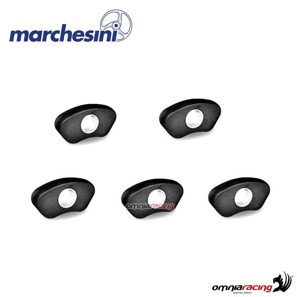 Kit parastrappi originali Marchesini set da 5 pezzi per cerchi magnesio fuso 5 razze