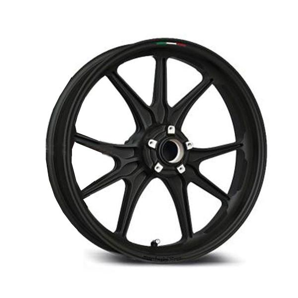 Marchesini M9RS Corse front wheel matt black magnesium Ducati Panigale V4 2018-2024