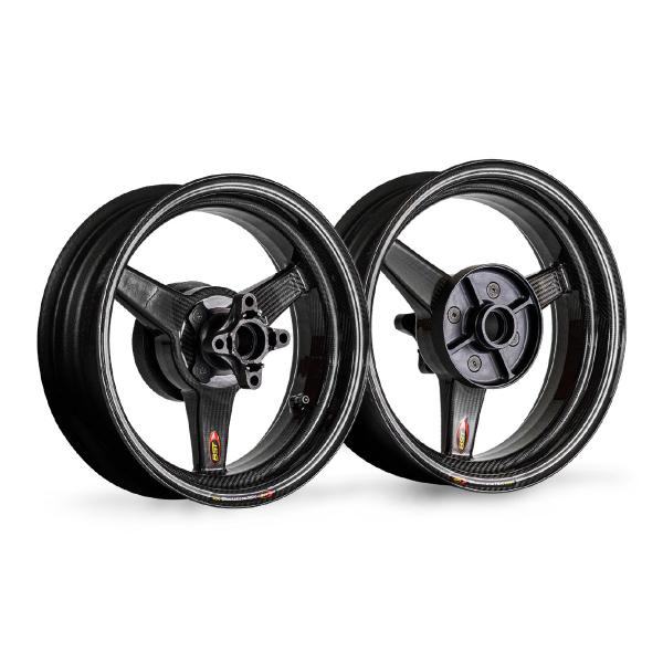 BST carbon wheels 3 spoke Honda Grom 125 -2021
