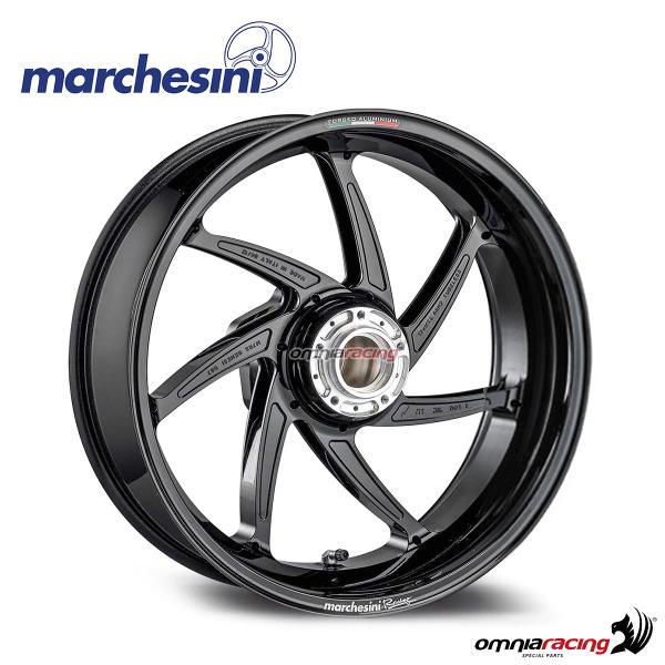 Marchesini rear wheel M7RS Glossy Black aluminum BMW S1000RR 2009-2018