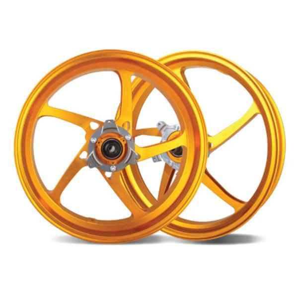 RCB FG525 wheels Yamaha R25/R3 2015-2025 Forged gold 2.75x17 4.00x17