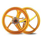 RCB FG525 wheels Yamaha R25/R3 2015-2025 Forged gold 2.75x17 4.00x17