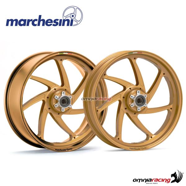 Marchesini wheels M7R gold Magnesium Aprilia RSV1000R 2006-2008
