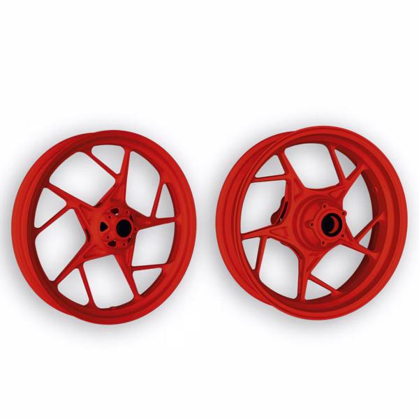 Cerchi alluminio fusi rossi Ducati Multistrada V4/V4S 2025