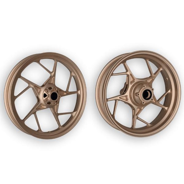 Gold cast aluminum wheels Ducati Multistrada V4/V4S 2025