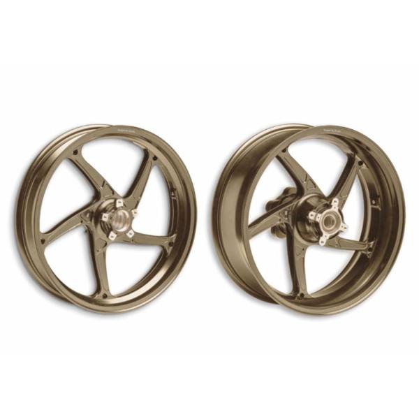 Gold forged Aluminum wheels Ducati Streetfighter V4/V4S 2025