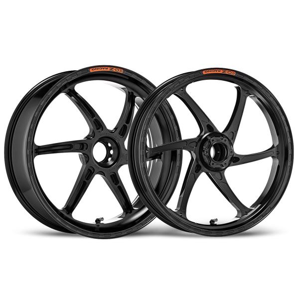 Coppia cerchi OZ Gass alluminio nero lucido Ducati Panigale 1199 2012-2015