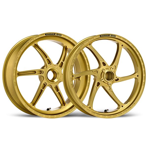 Coppia cerchi OZ Gass alluminio oro opaco Ducati Panigale 1199 2012-2015