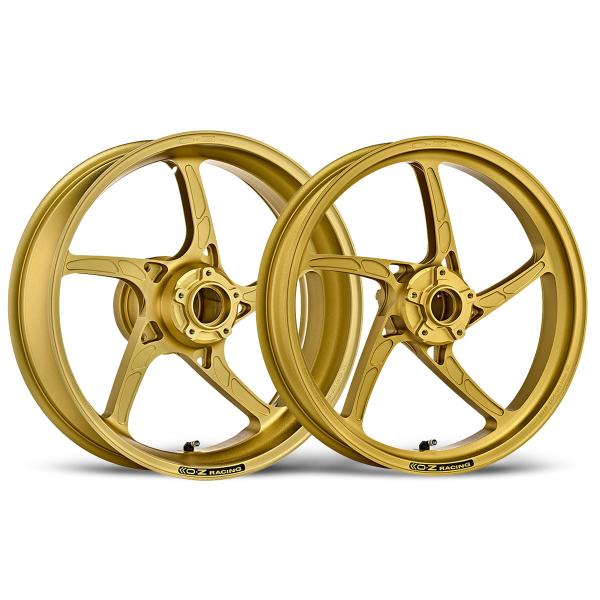 Coppia cerchi OZ Piega alluminio oro opaco Kawasaki Z750/Z750R ABS 2007-2012