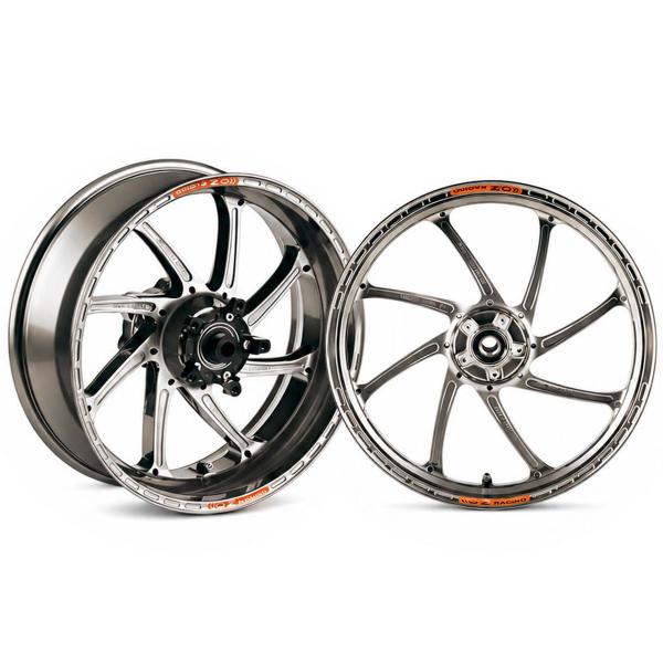 OZ Replica GP-8R wheels anodized titanium aluminum Ducati Panigale V4 2025-2026