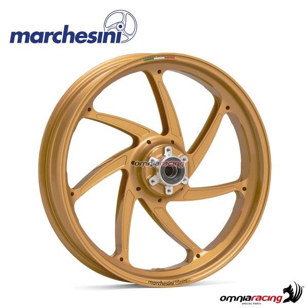 Cerchio anteriore Marchesini Genesi M7RS in alluminio Oro per Ducati Streetfighter V4 2020>