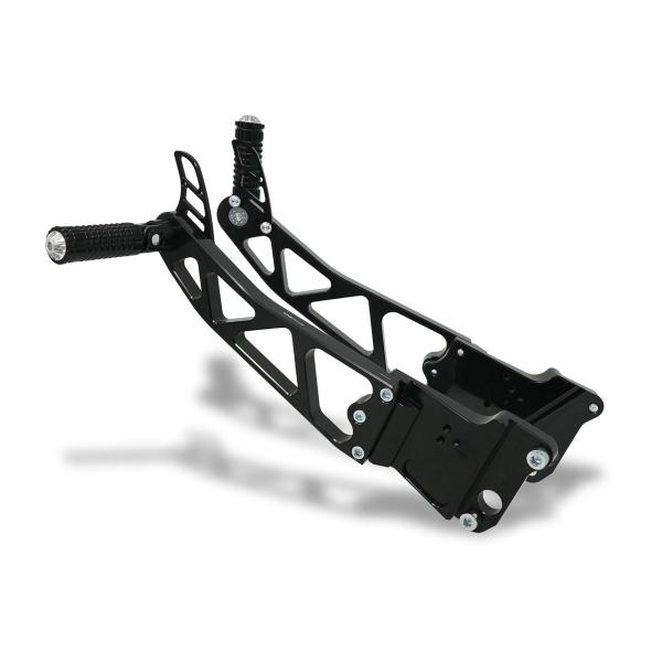 CNC Racing Black passenger Rearsets Ducati Monster 1100S 2009-2010