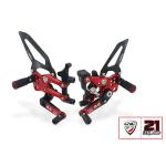 CNC Racing Red/Black Rearsets Troy Bayliss Ducati Panigale 1199R 2013-2017