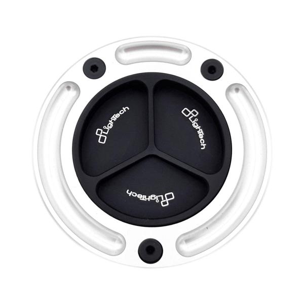 LighTech Silver Screw-on fuel tank cap MvAgusta Brutale 675 2012-2017