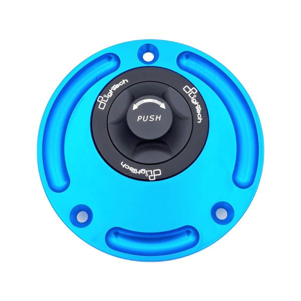 LighTech Cobalt blue Quick-release fuel tank cap Suzuki GSXR1000 2007-2022