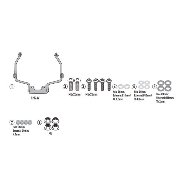 Givi windscreen fitting kit Honda GB350S 2025