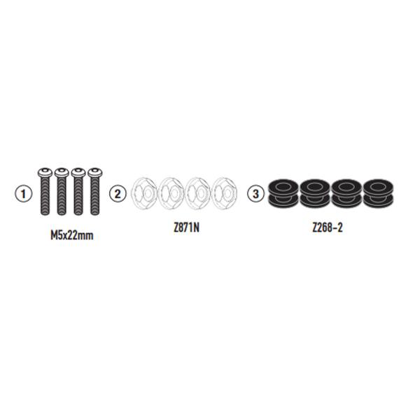 Givi windscreen fitting kit Voge SR3 250 2024-2025