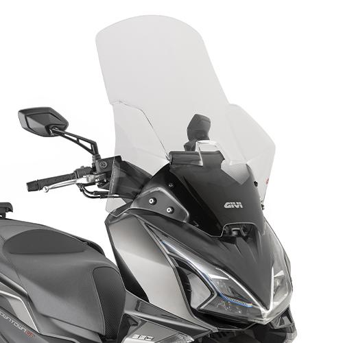 Cupolino Givi trasparente alto Kymco Downtown 350GT 2024-2025