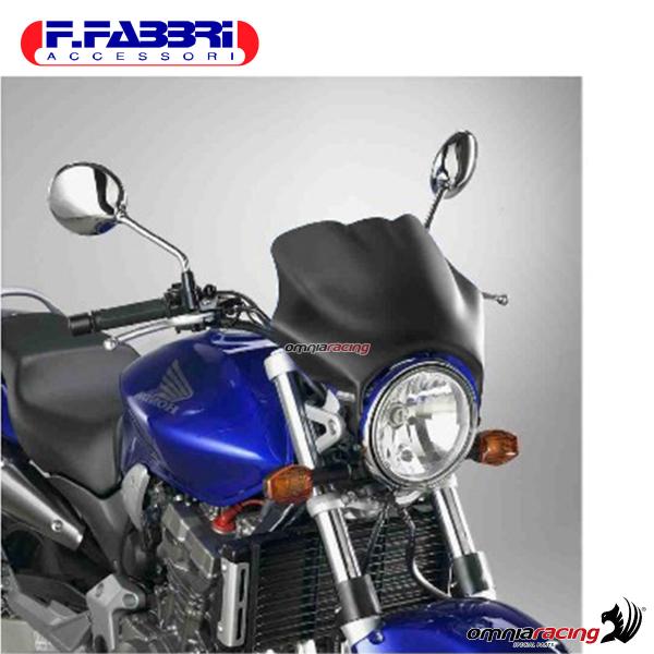 Cupolino nero bisatinato Sport/Naked/Touring Fabbri per Honda Hornet 2003