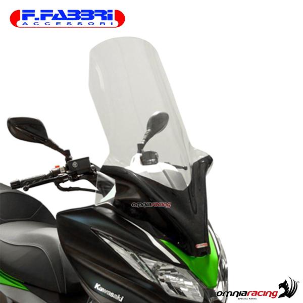 Fabbri Scooter Transparent windshield for Kawasaki J125/J300 2014>2021