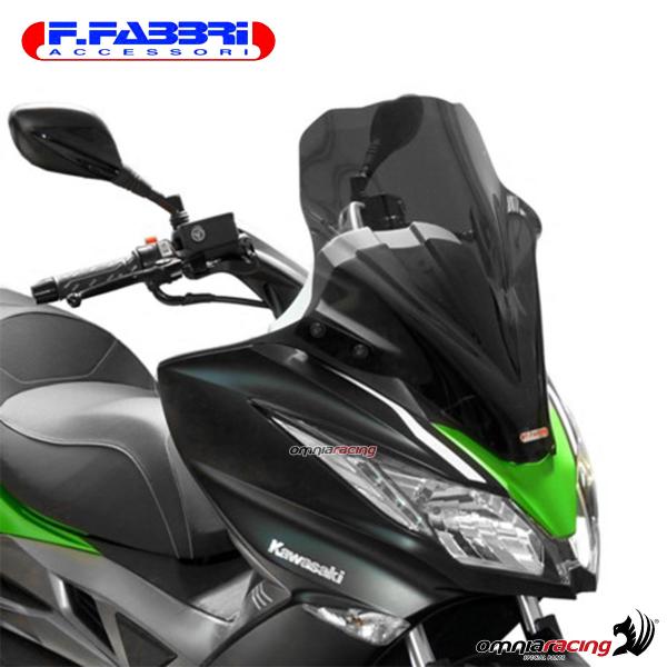 Parabrezza fume Fabbri scooter per Kawasaki J125/J300 2014>2021