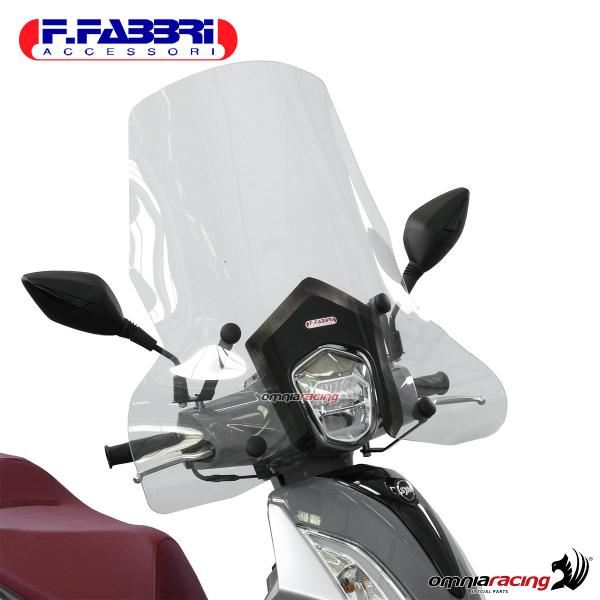 Fabbri exclusive transparent windshield for Sym Symphony ST50/ST125/ST200 2021>