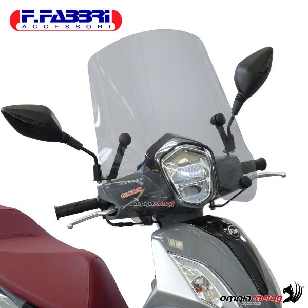 Parabrezza fume chiaro Fabbri scooter per Sym Symphony ST50/ST125/ST200 2021>
