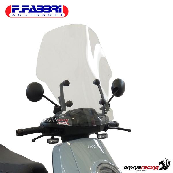 Fabbri Scooter Transparent windshield for NIU MQI GT 2022>