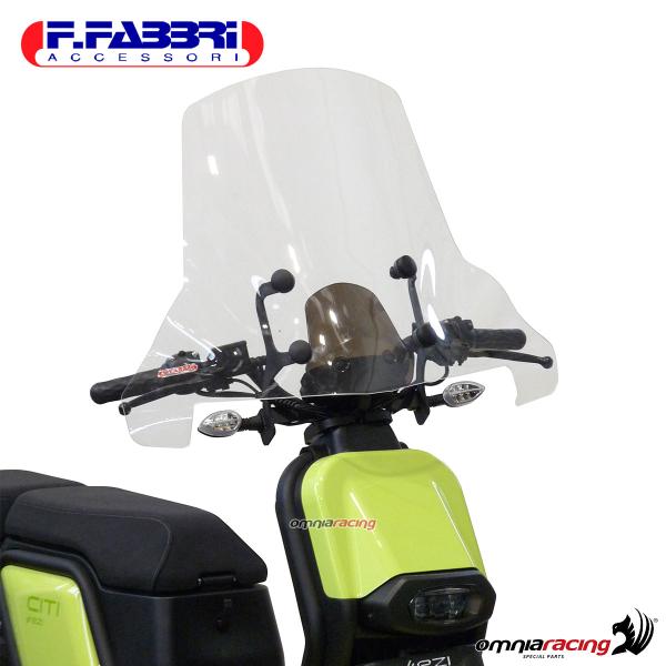 Fabbri Scooter Transparent windshield for Keeway EZI CITI 2-HS 2023