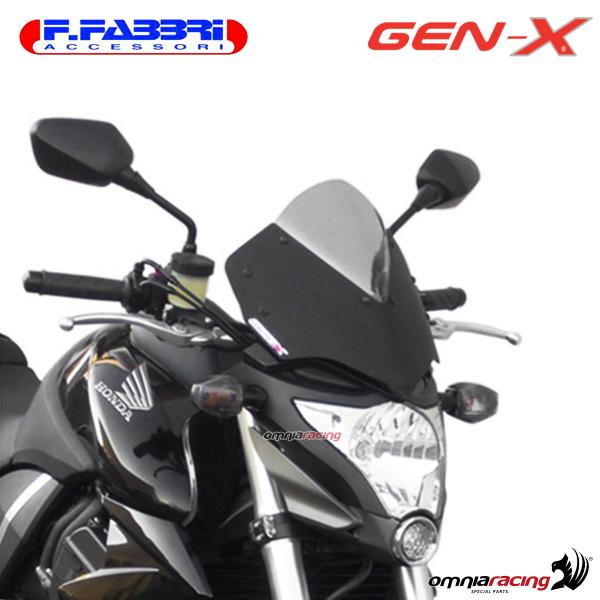 Fabbri GEN-X matt black bi-satin windshield for Honda CB1000R 2008>2010