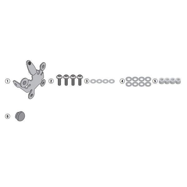 Kit fissaggio cupolino Givi Honda CB650R 2019-2020