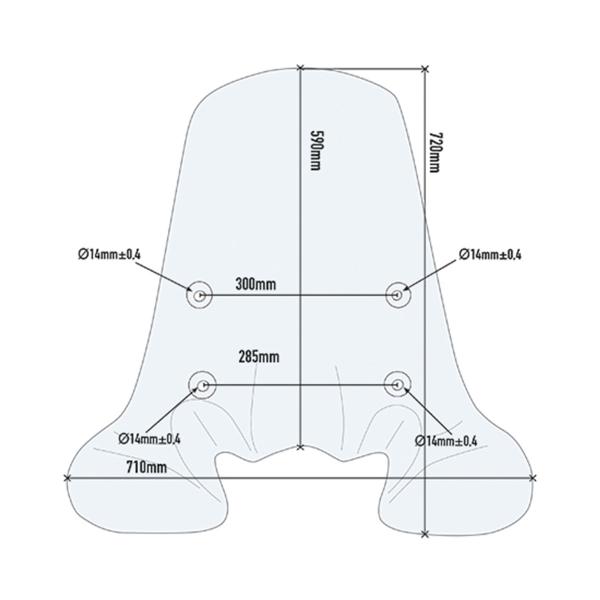 Cupolino Givi trasparente Honda SH125i 2017-2019