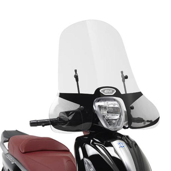 Cupolino Givi trasparente alto Piaggio Beverly 300ie 2010-2020