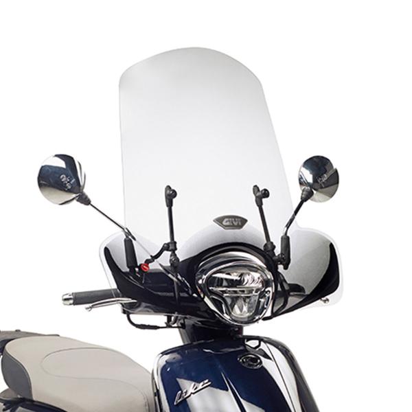 Windschild FACO Für Kymco Like Ab 2017 - Dunkel Getönt 360x490mm
