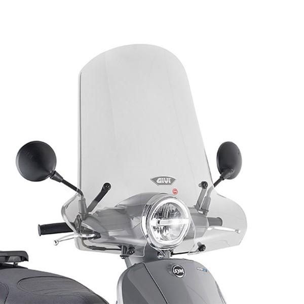 Windscreen Givi transparent SYM Fiddle 125 Euro 5 2020