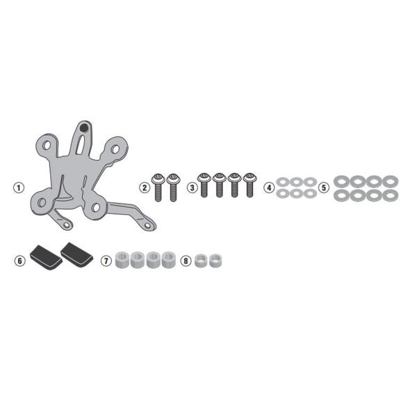 Kit fissaggio cupolino Givi Benelli 502C 2019-2022