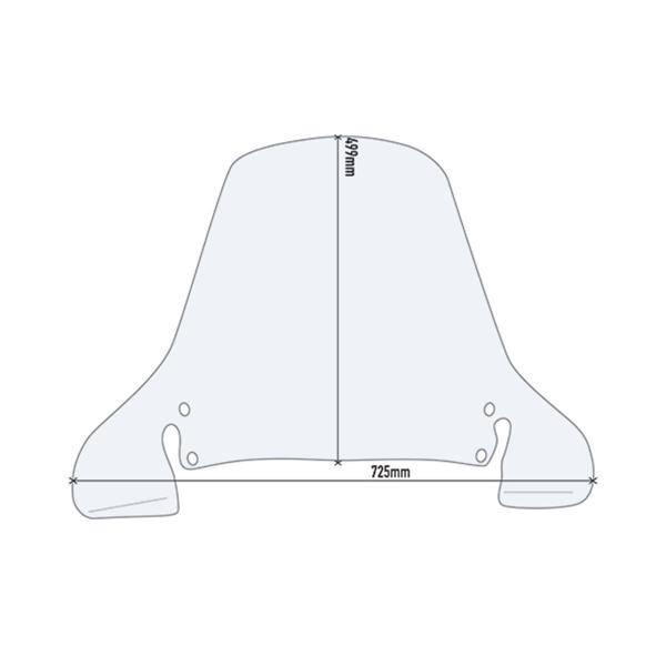 Cupolino Givi trasparente Honda Pantheon 125 1998-2002