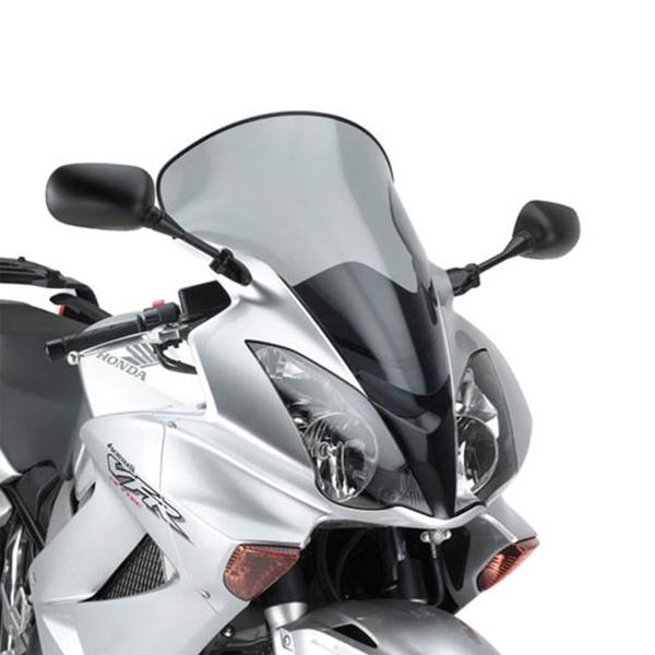 Honda VFR800 Windshield 2002-2012 - Black ABS Plastic Windscreen Wind Deflector Replacement