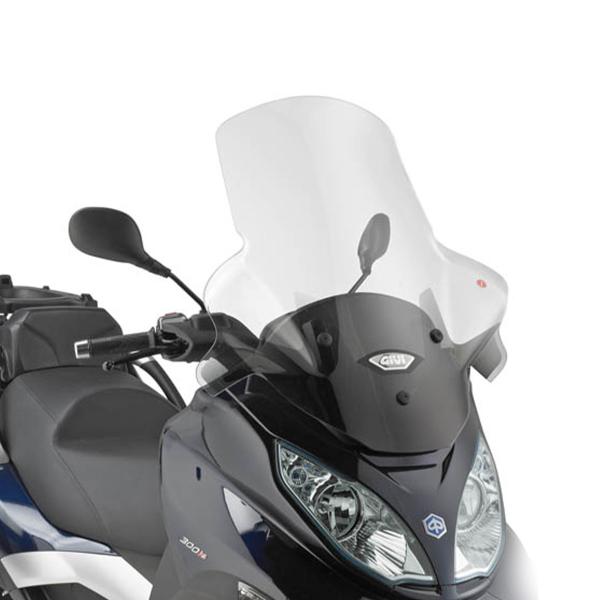 Cupolino Givi trasparente alto Piaggio MP3 300 SPORT 2012-2014