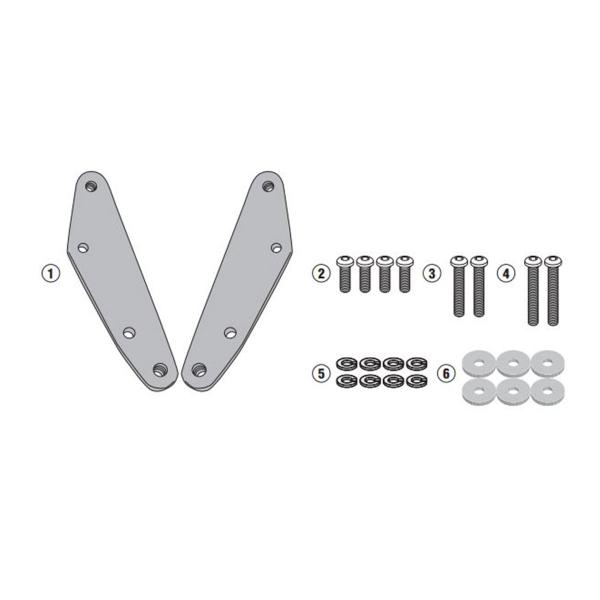 Givi windscreen fitting kit Kymco Xciting S400i 2018-2022