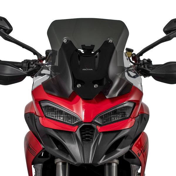 Isotta Aerodynamics Sport Dark Smoke windscreen Ducati Multistrada V2/V2S 2025