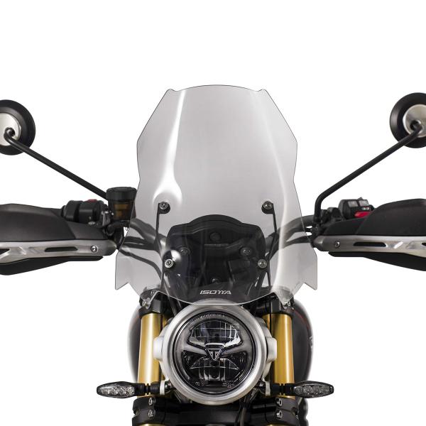 Cupolino Isotta Rally Touring Fume Chiaro Triumph Scrambler 1200 X/XE 2024-2025